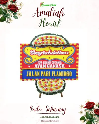 Bunga Papan Congratulation di Manado Tua Satu
